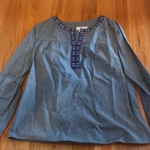 Vineyard Vines Embroidered Blouse